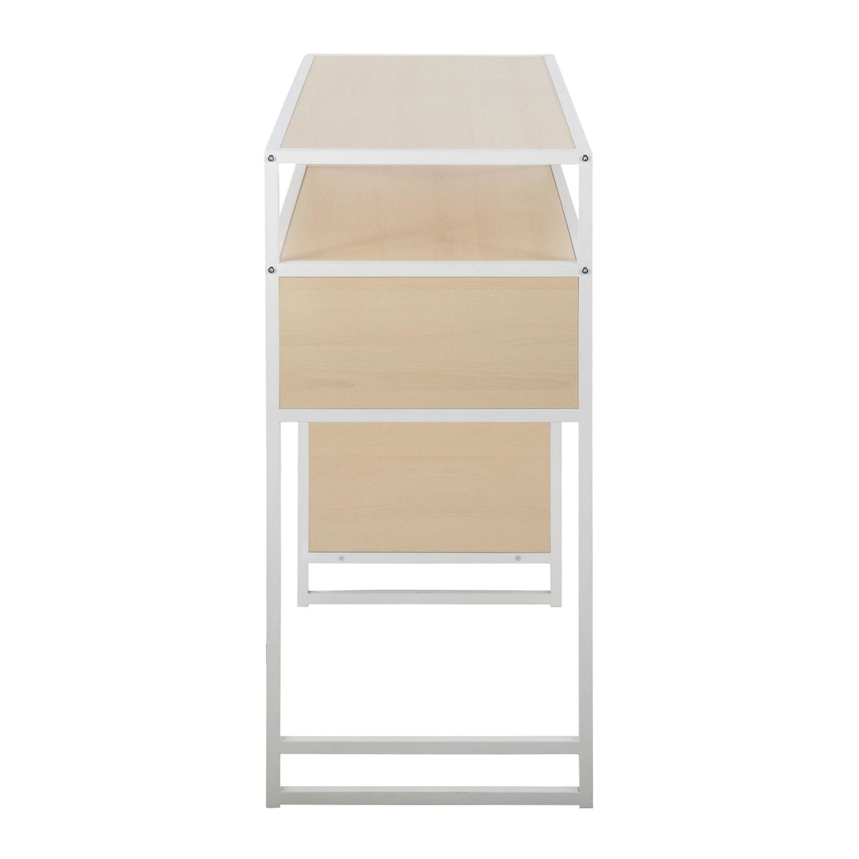 Display - Farmhouse Bar Height Table With Storage Space For Dining Room