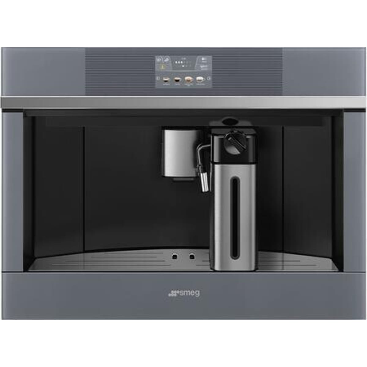 SMEG Linea Design CMSU4104S 24" Built-In Fully Automatic Coffee Machine