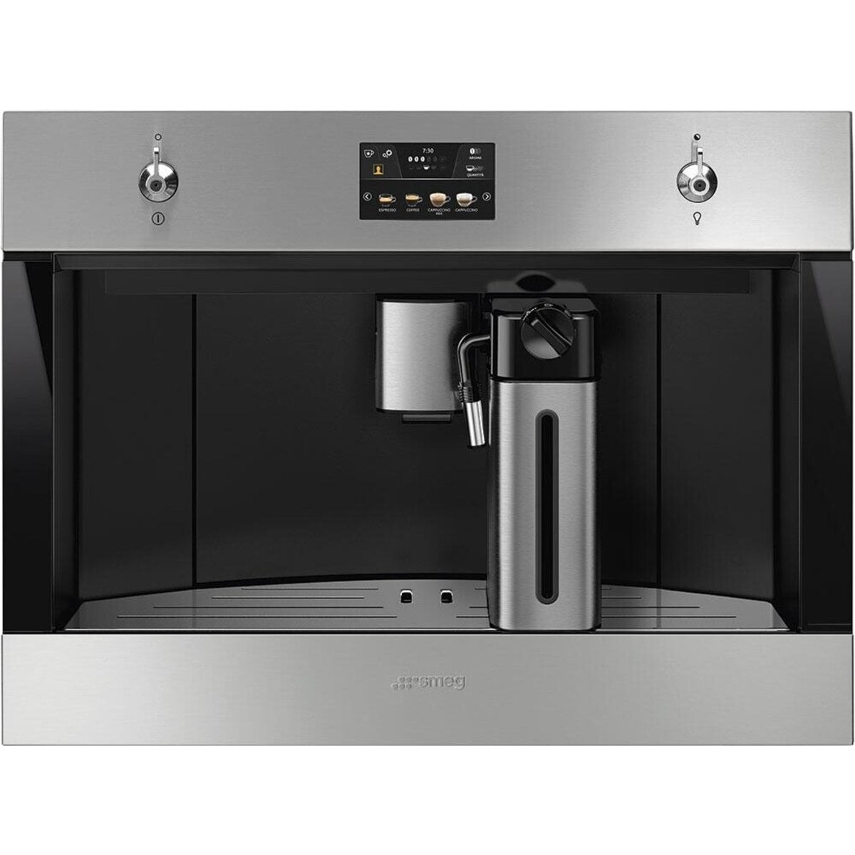 Smeg Classic Design CMSU4303X 24" Built-In Fully Automatic Coffee Machine
