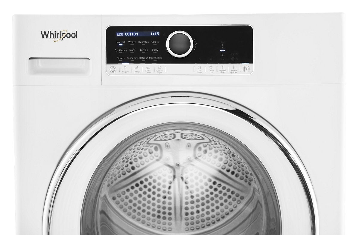 Whirlpool WCD3090JW dryer control panel