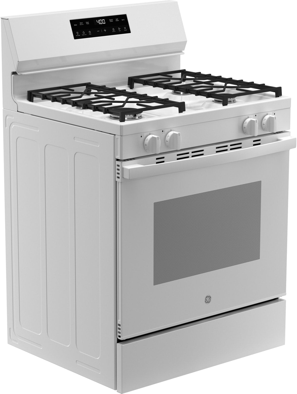 GE GGF400PVWW 30-inch Gas Range White - Oven Interior