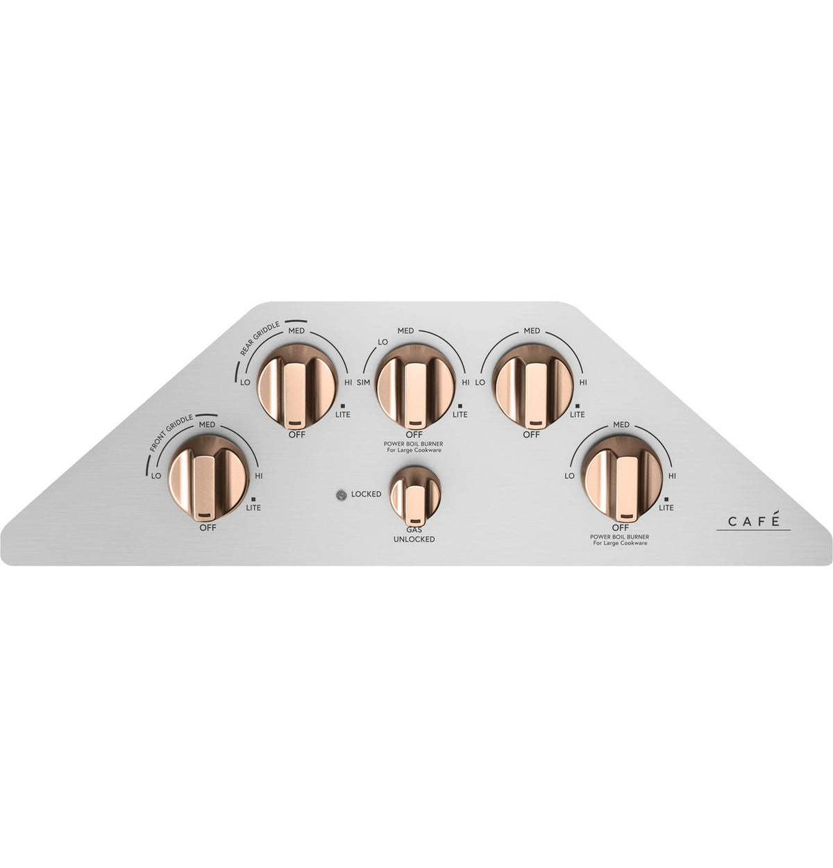Café CGP95363MS2 gas cooktop customizable hardware