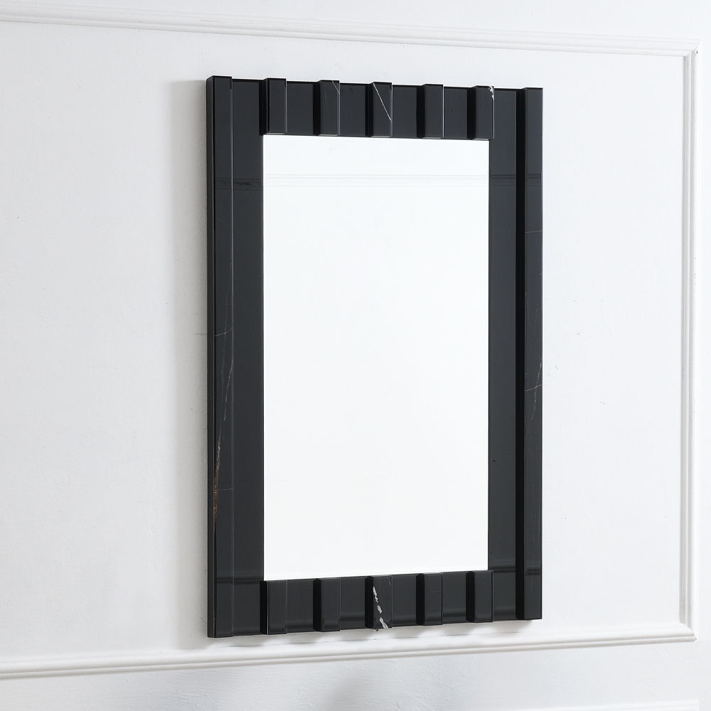 Drisana - Accent Mirror - Black Mirrored