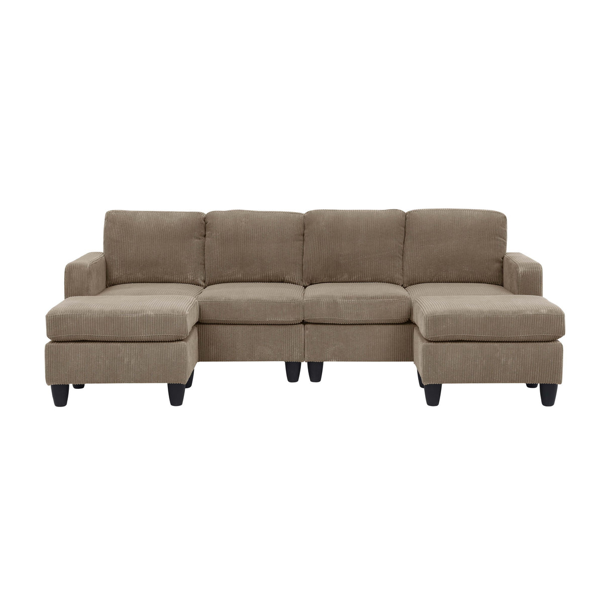 Modular Sectional With 2 Ottomans