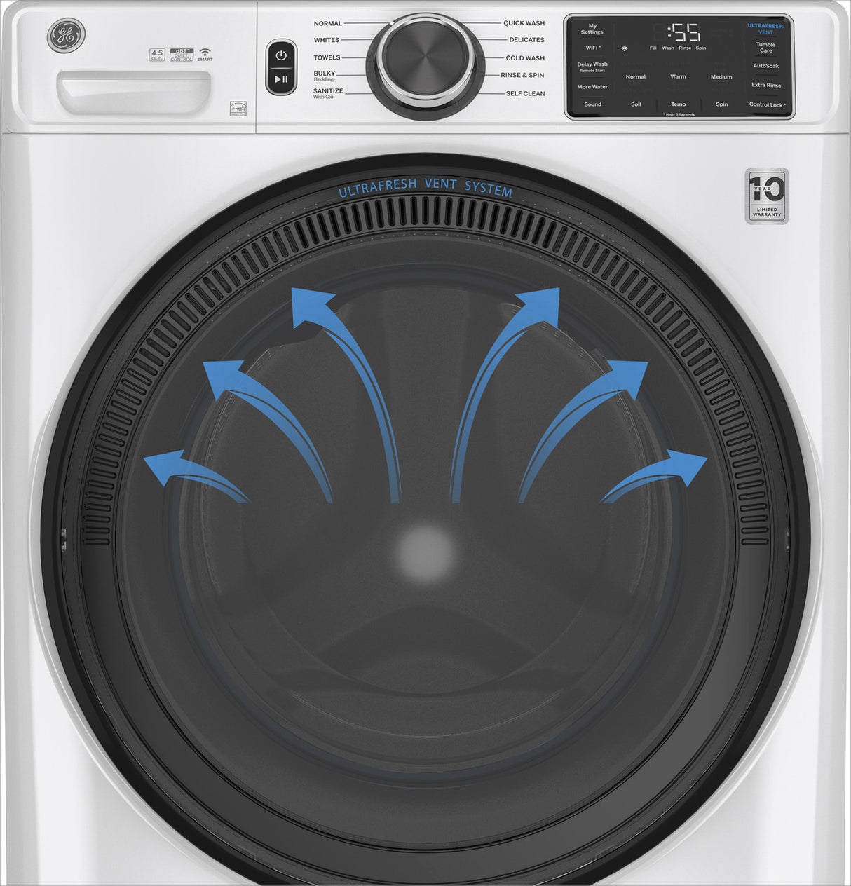 GE GFW510SCNWW quick wash cycle