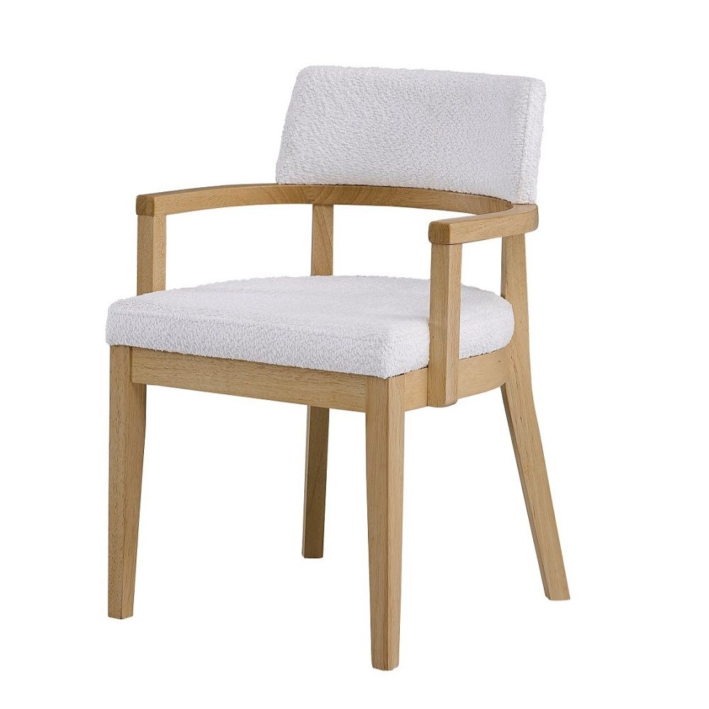 Kasem - Arm Chair (Set of 2) - Gorge Fabric & Oak