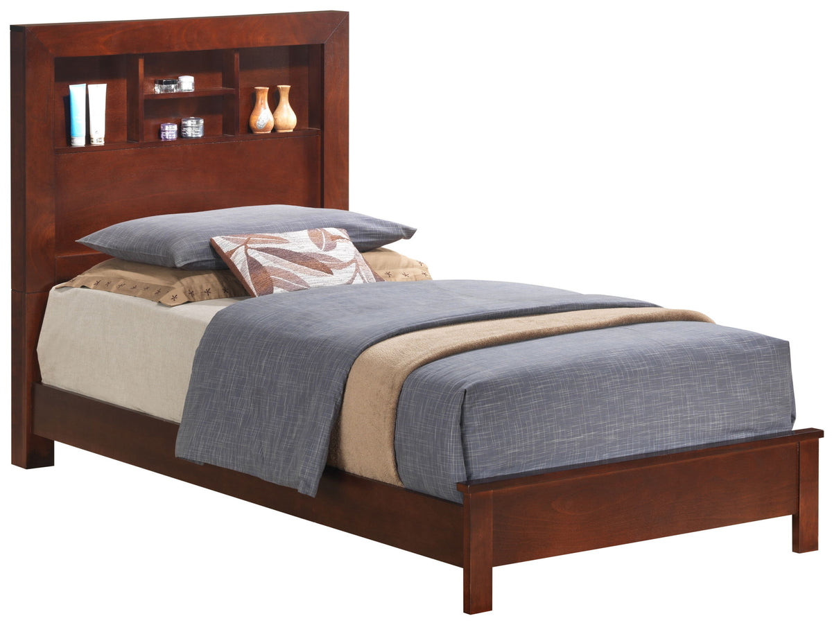 Bed With Transitional Design Stylish