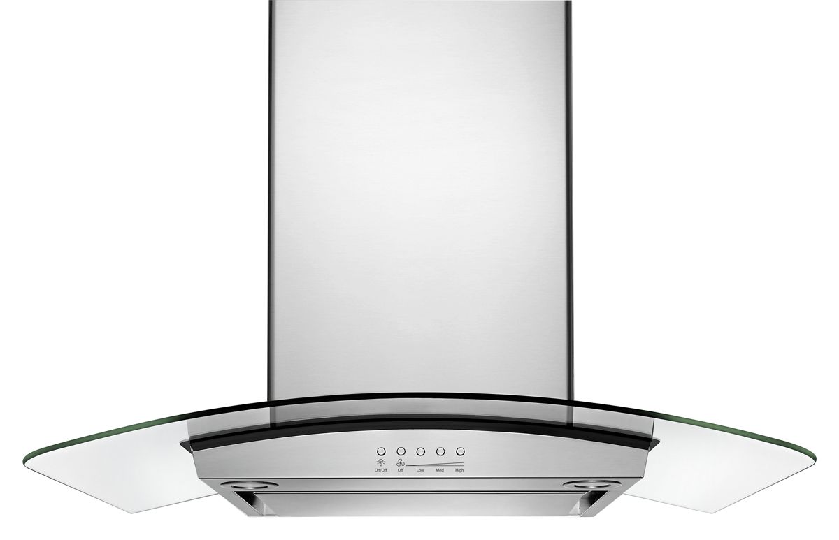Whirlpool WVI75UC6DS island range hood additional view