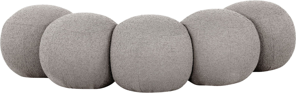 Apollo - Boucle Fabric Bench