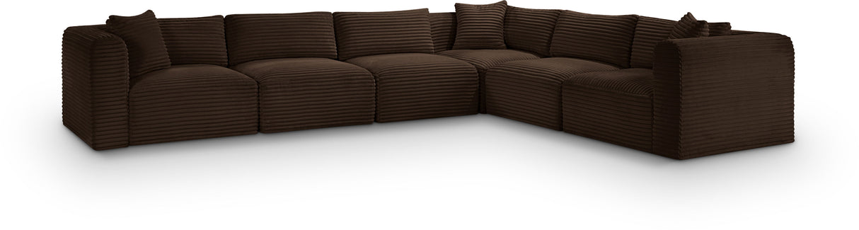 Shaggy - 6 Piece Modular Corner Sectional