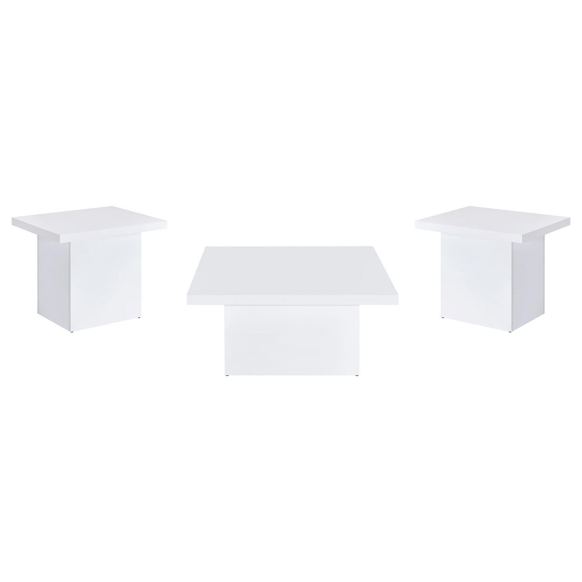 Eldridge - Coffee Table Set With Square Tops