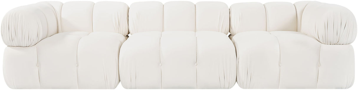 Orin - Velvet Performance Fabric Upholstered 3 Piece Modular Sofa