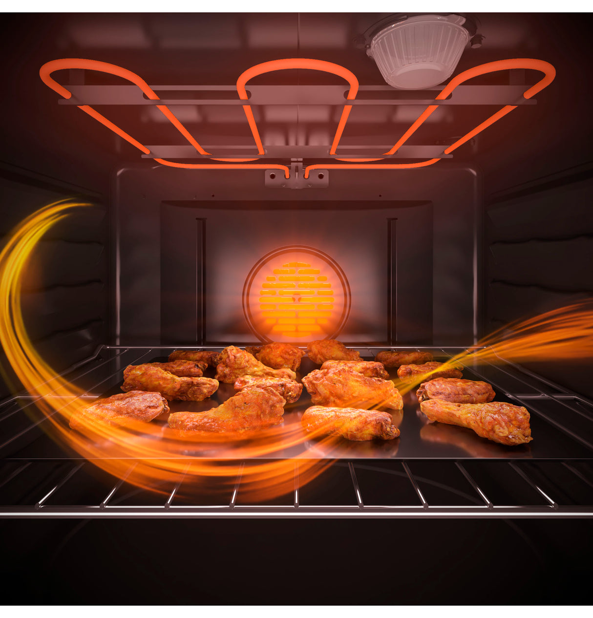 GE(R) 30" Free-Standing Electric Convection Range - (JB655DKBB)