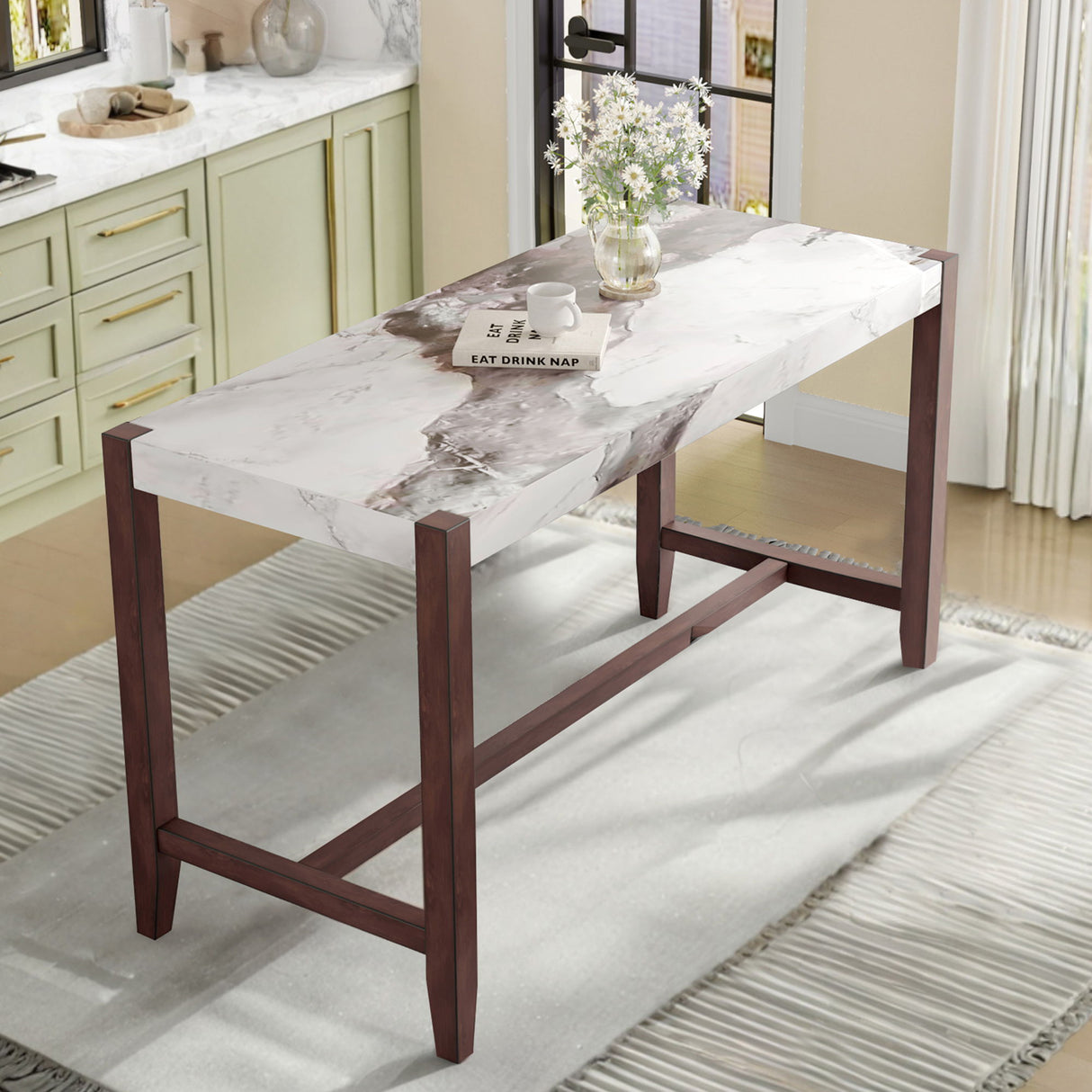 Counter Height Bar Table For Kitchen