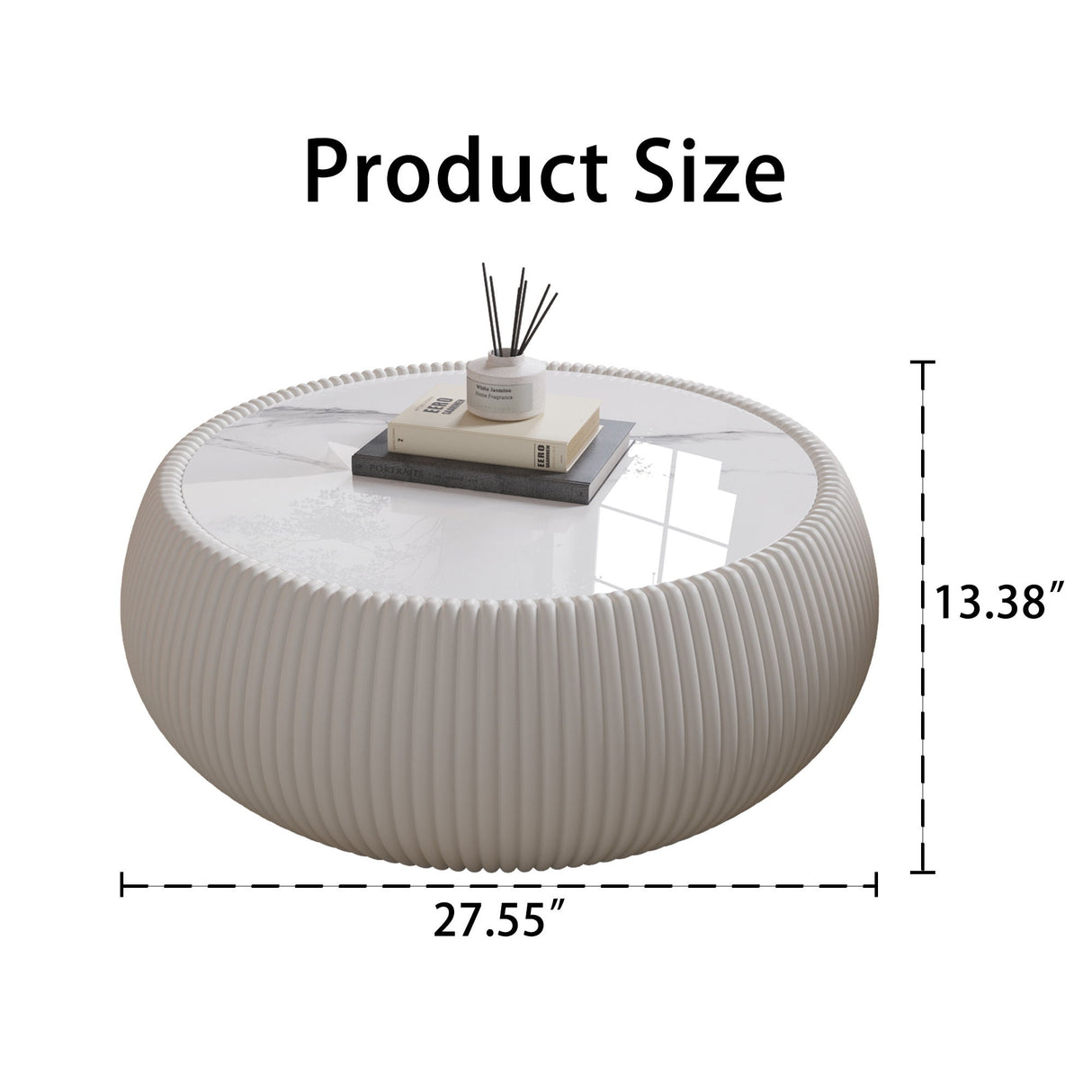 Drum Shaped Coffee Table