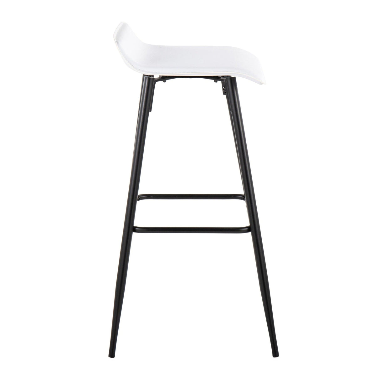 Ale - 30" Fixed-Height Barstool (Set of 2) - White