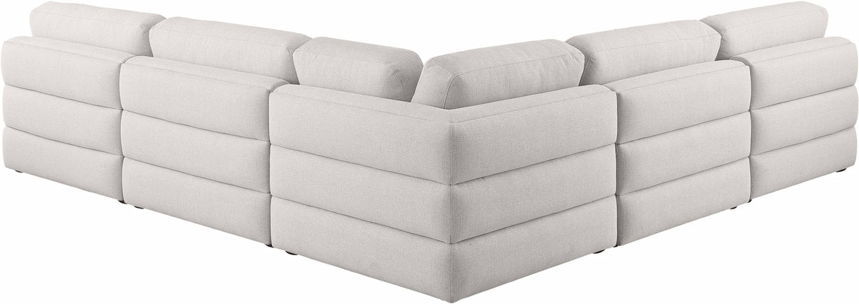 Beckham - 5 Piece Modular Corner Armless Sectional