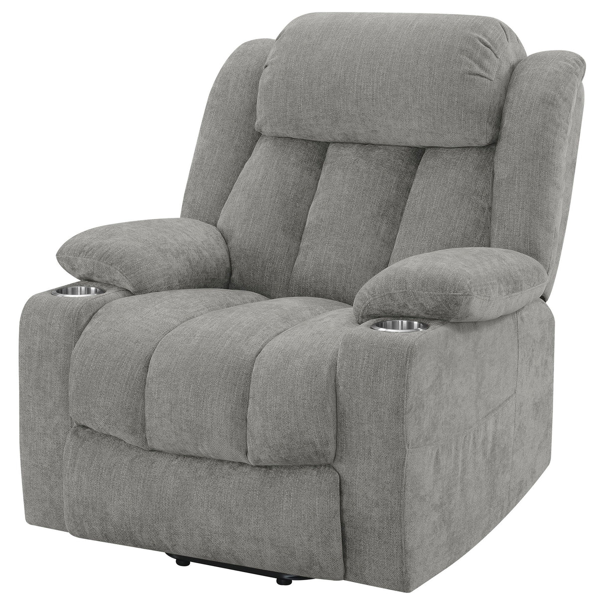 Beca - Upholstered Power Lift Recliner With Cupholders And USB Charging
