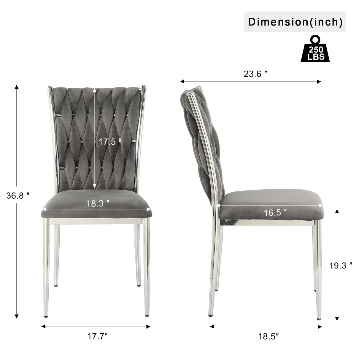 Modern Dining Chair Set For Dining Room