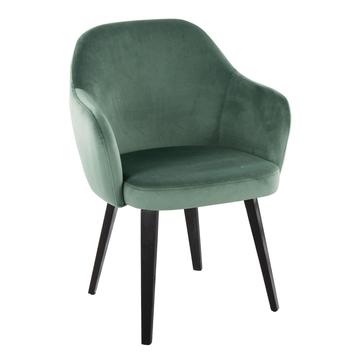 Buena - Dining Chair (Set of 2) - Black Wood Legs