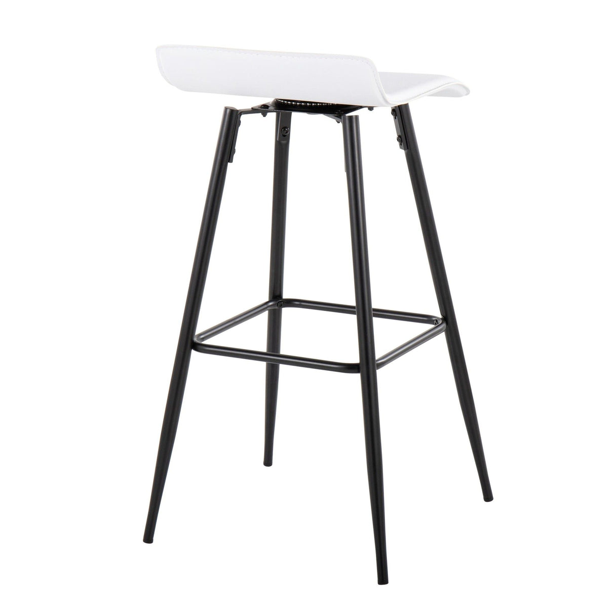 Ale - 30" Fixed-Height Barstool (Set of 2) - White