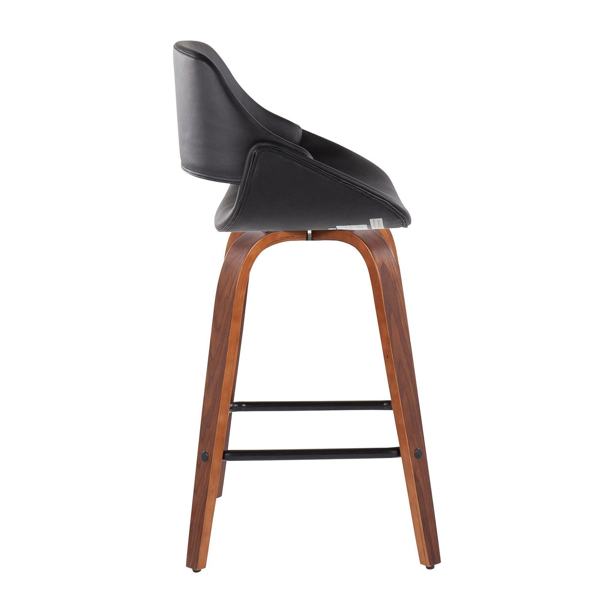 Fabrizzi - Counter Stool With Square Footrest (Set of 2)