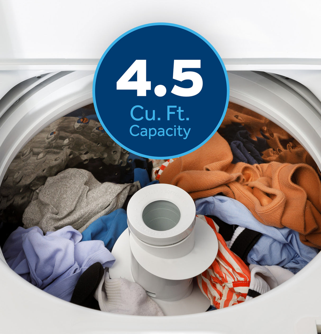 GE GTW485ASWWB washer Sanitize with Oxi cycle