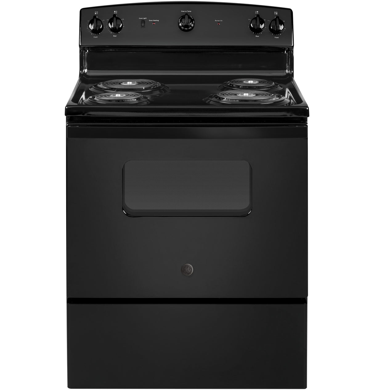 GE JBS160DMBB - 30 in. 5 cu. ft. Electric Range with Coil Burners - Black