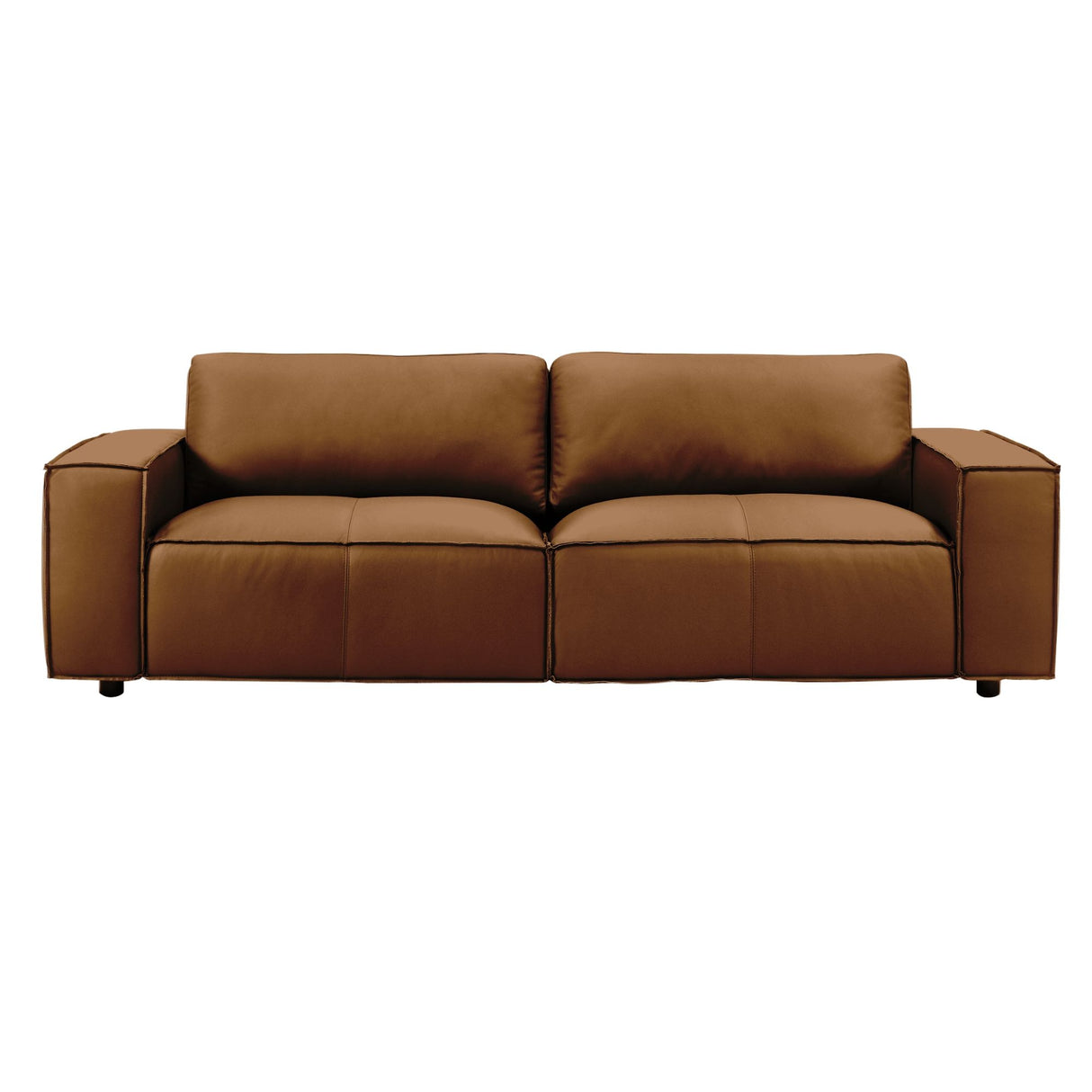 Clayton - Leather Sofa With Track Arms