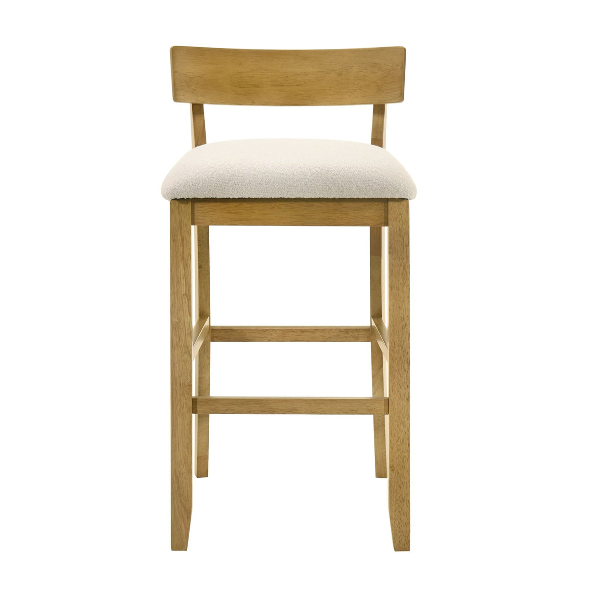 Merie - Modern Transitional Wood Bar Height Kitchen Bar Stool