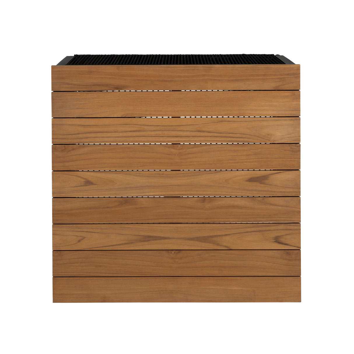 Artesia - Outdoor Patio Coffee Table - Teak / Black