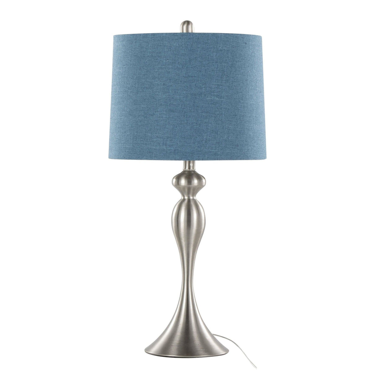 Ashland - 27" Metal Table Lamp (Set of 2) - Brushed Nickel