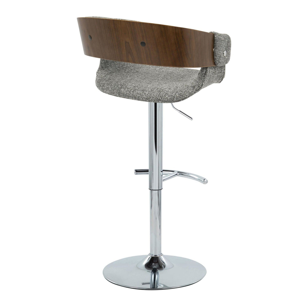 Elisa - Adjustable Barstool (Set of 2) - Chrome Base