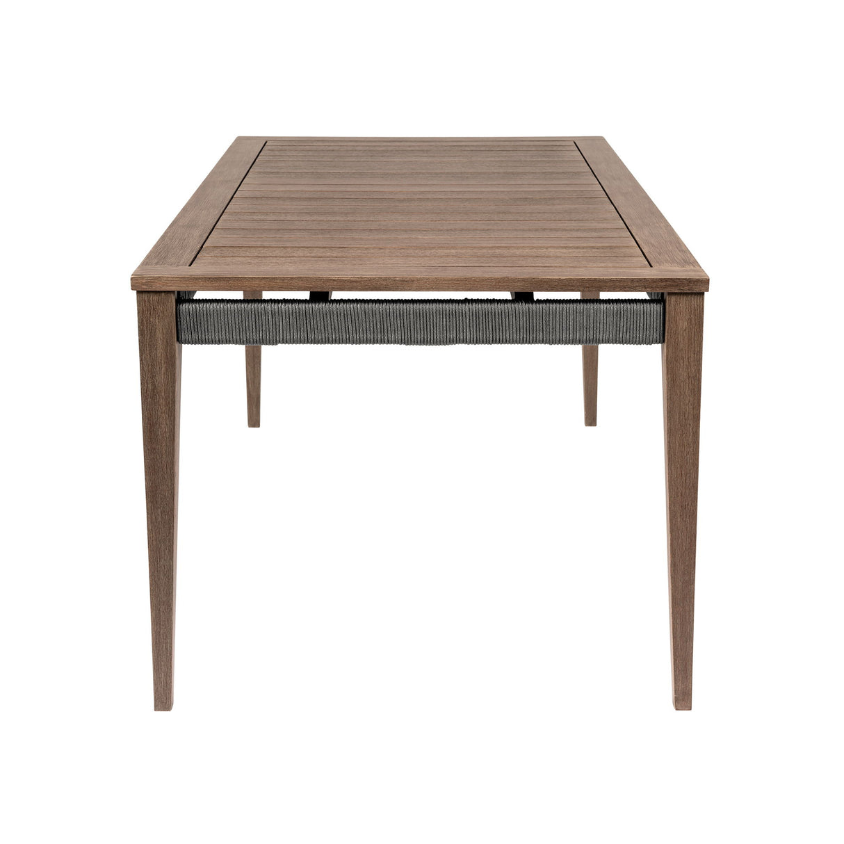 Orbit - Outdoor Patio Dining Table - Weathered Eucalyptus