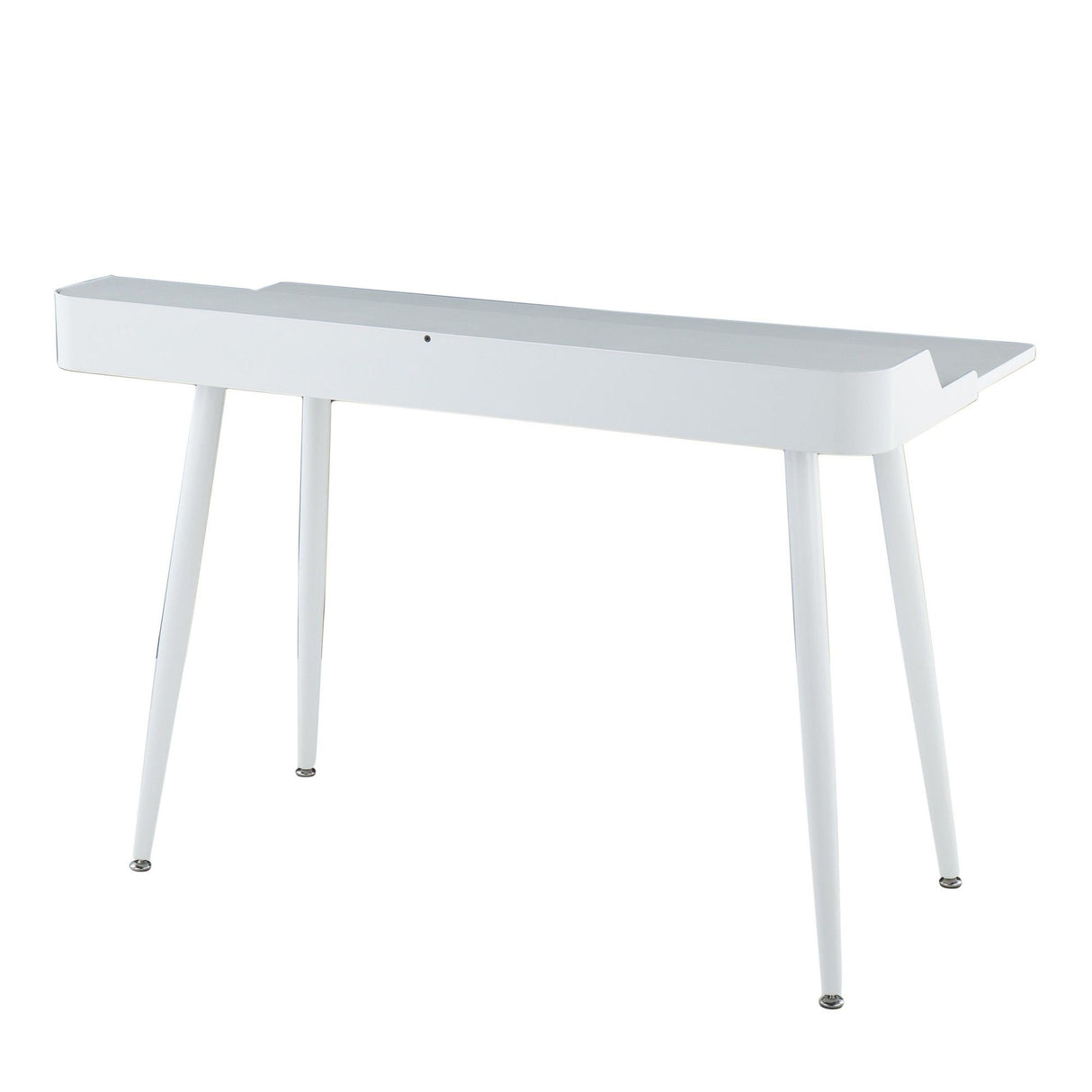 Harvey - Contemporary Desk - White Steel