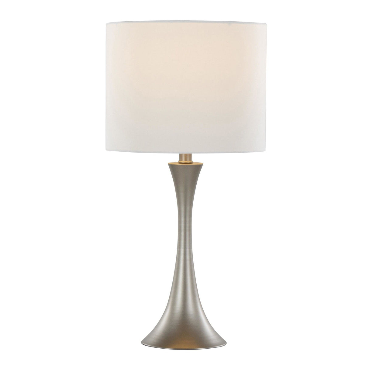 Lenuxe - 24" Metal Table Lamp (Set of 2) - Steel Base