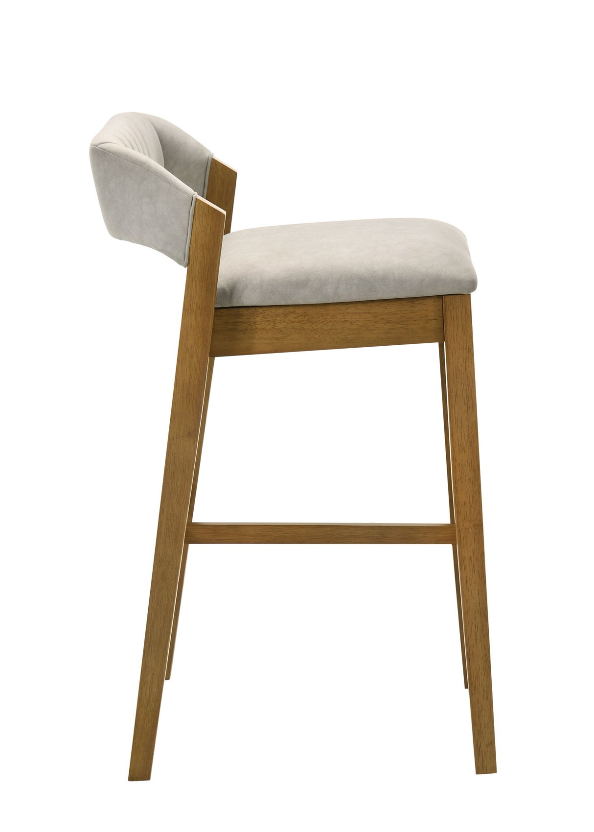 Landyn - 30" Amber Glow Bar Height Rubberwood Barstool