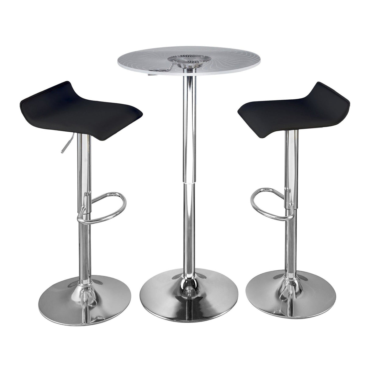 Spyra - Ale 3 Piece Bar Set - Chrome Metal