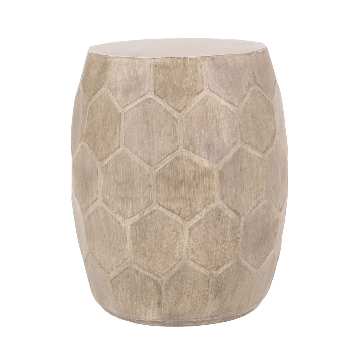 Outdoor Lightweight Concrete Side Table - Natural