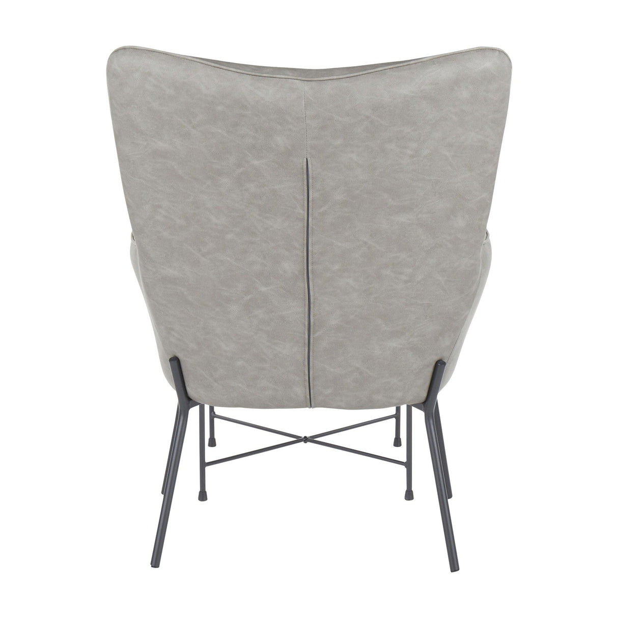 Izzy - Industrial Lounge Chair And Ottoman Set