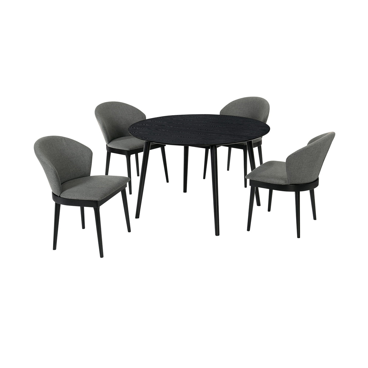 Arcadia - Dining Room Set With Black Table