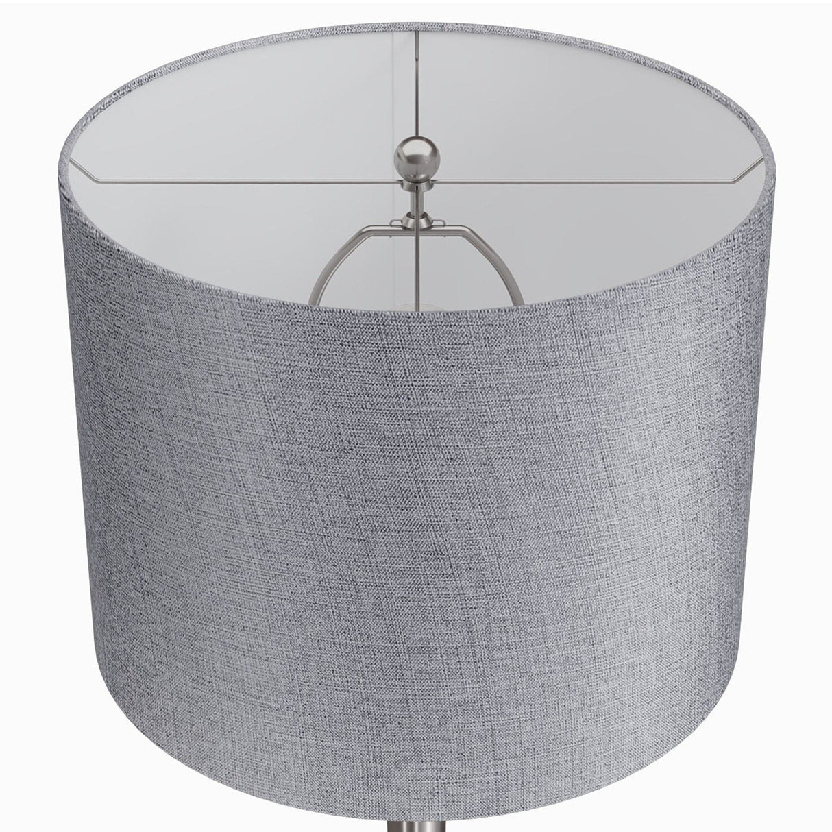 Lenuxe - 24" Metal Table Lamp (Set of 2) - Steel Base