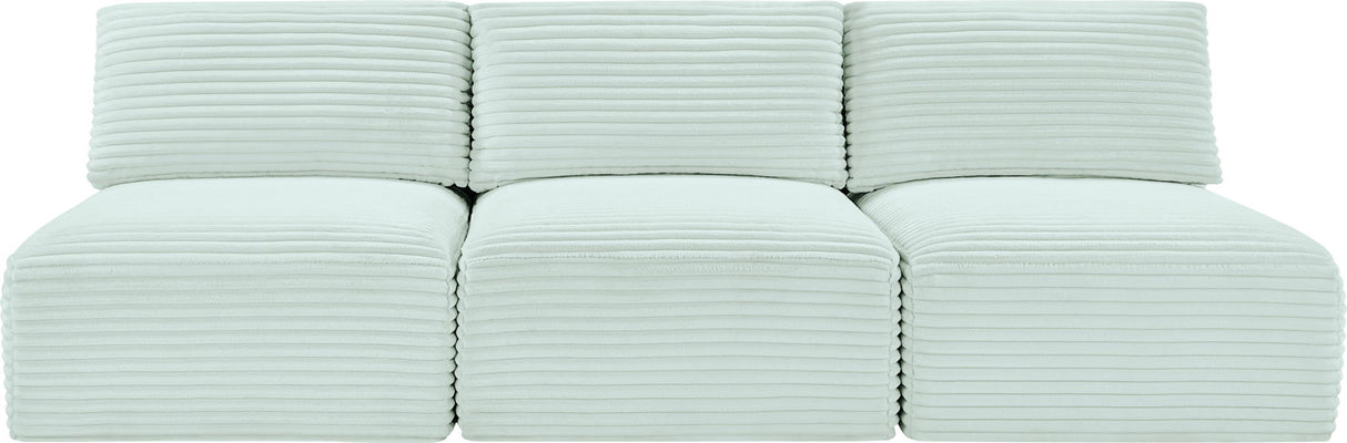 Shaggy - 3 Seat Modular Armless Sofa