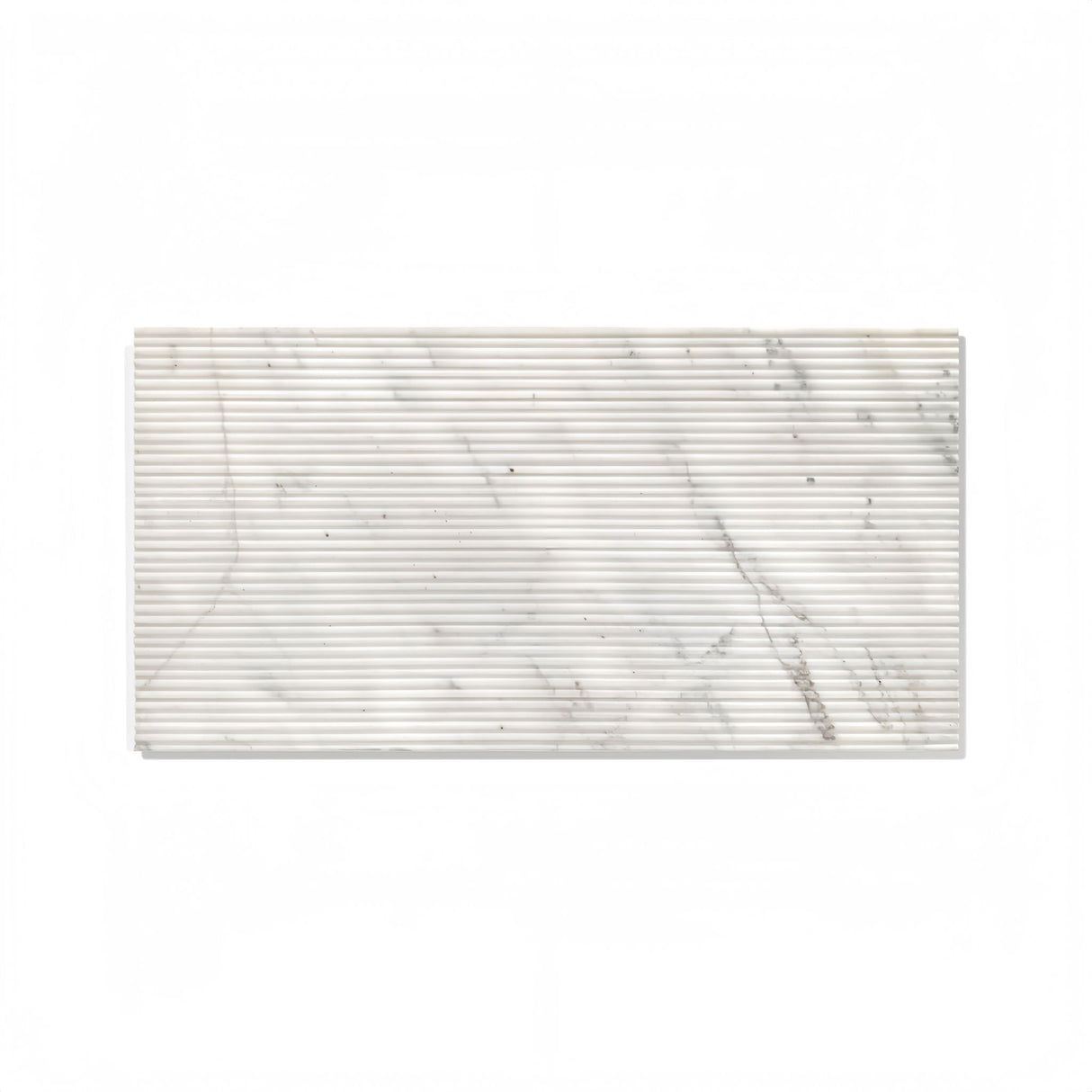 Snow Mountain Ol Textured Marble Tiles For Wall Decoration - White / Natural
