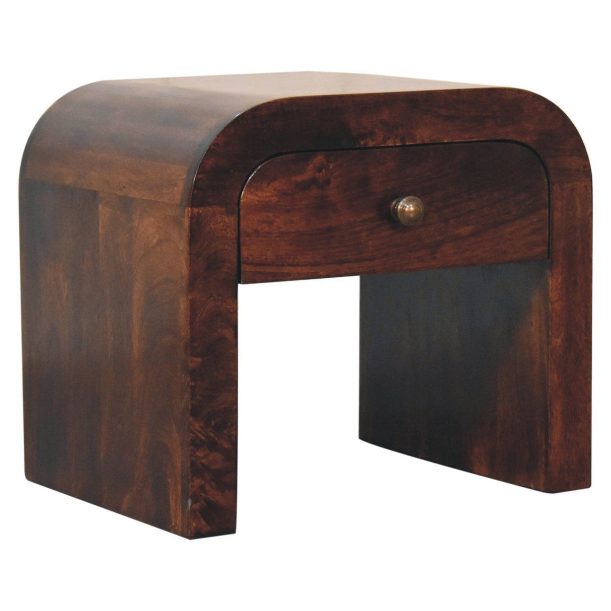 Disc Nightstand - Walnut
