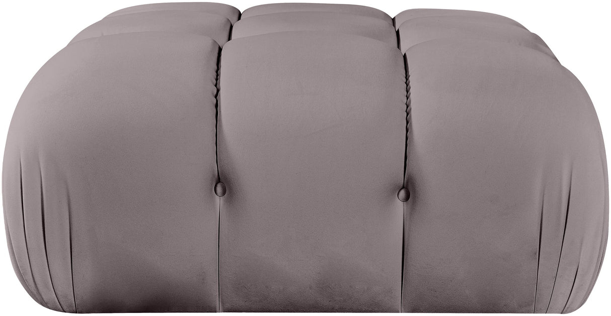 Orin - Velvet Performance Fabric Upholstered Modular Ottoman