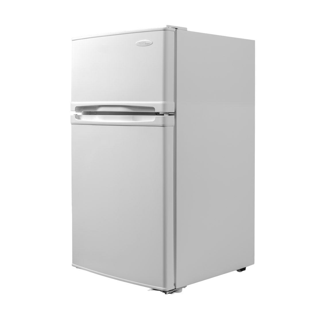 Danby DCR031B1WDD compact fridge, right side view