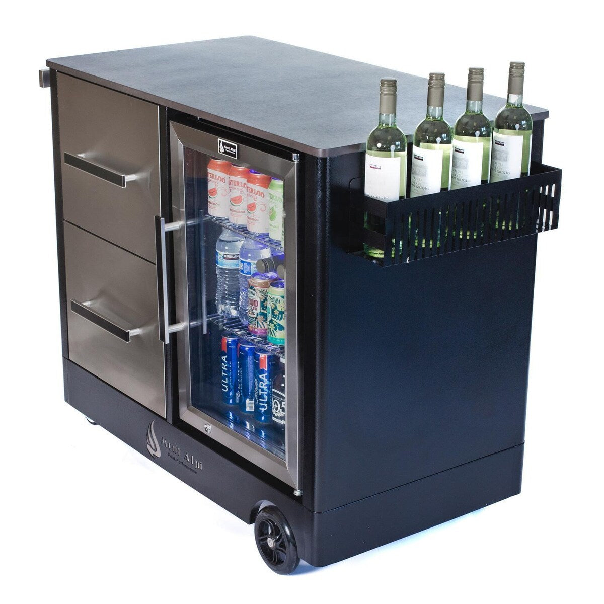 Mont Alpi Large Outdoor Prep Center / Bar Cart - MAPCL