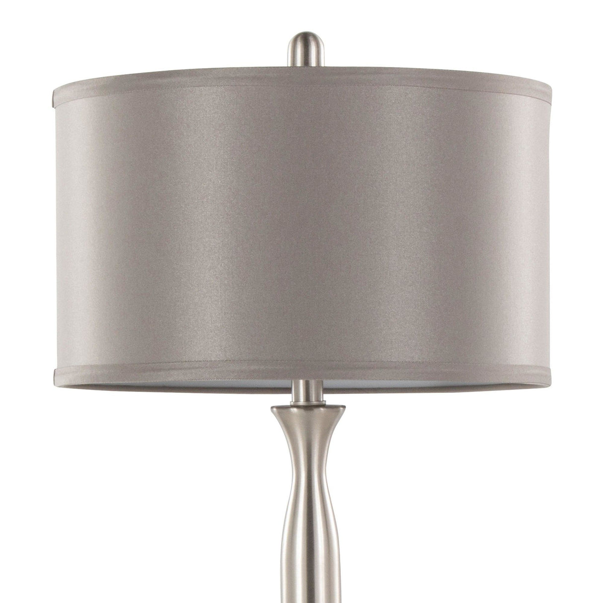Joan - 30" Metal Table Lamp (Set of 2) - Pearl Silver