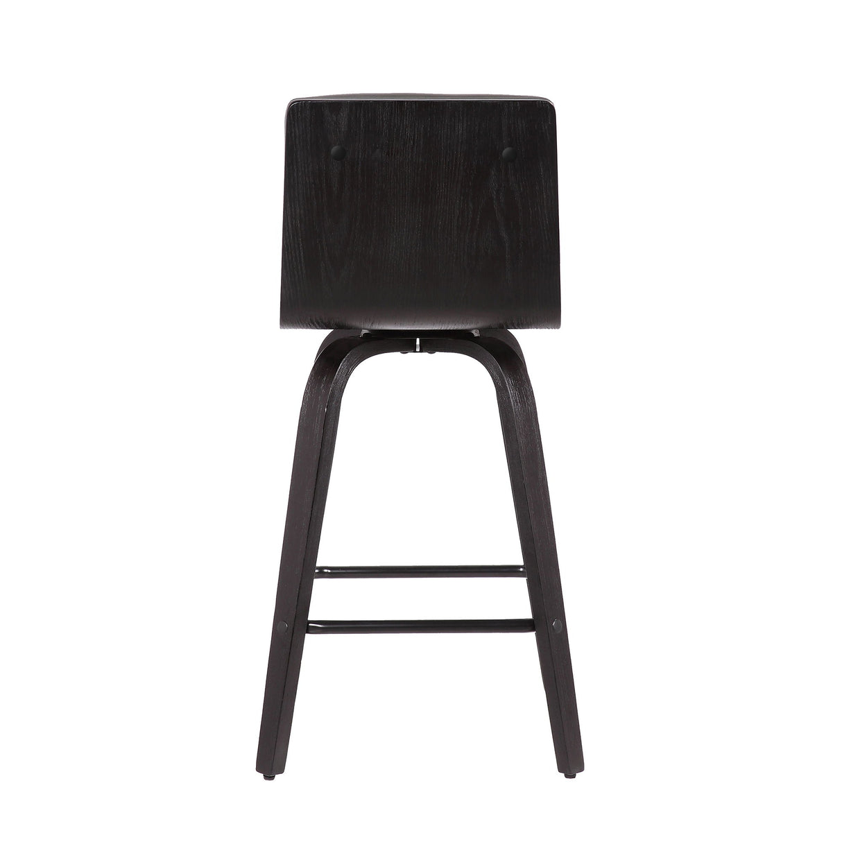 Vienna - 30" Swivel Bar Stool - Black Wood